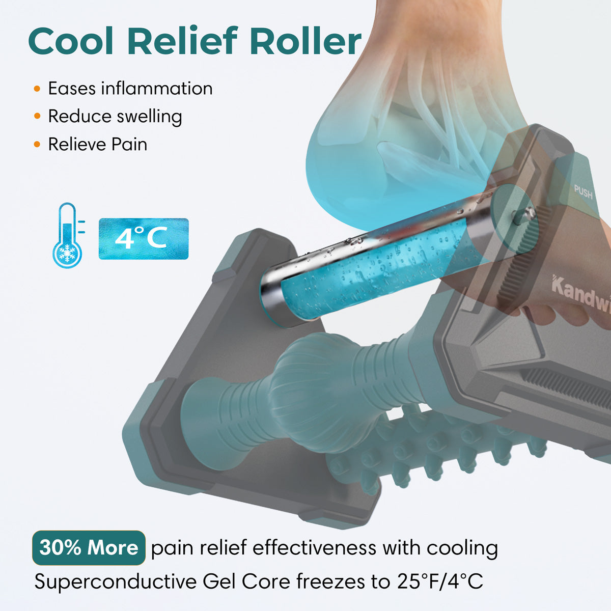 Zystral 3 in 1 Foot Massager